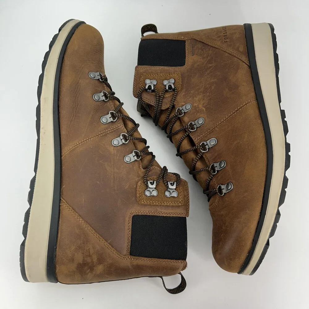 Forsake Davos High Boots Mens Size 14 Brown Leather Waterproof Hiking Hybrid